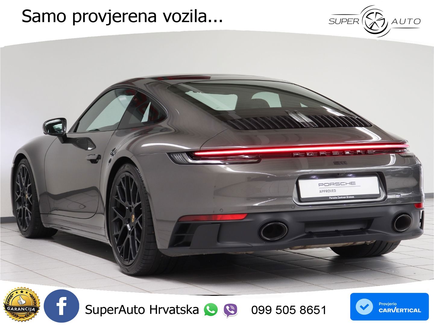 Porsche 911 Carrera 4 GTS 3.0 (480 KS) PDK MATRIX+GR SJED+KAM