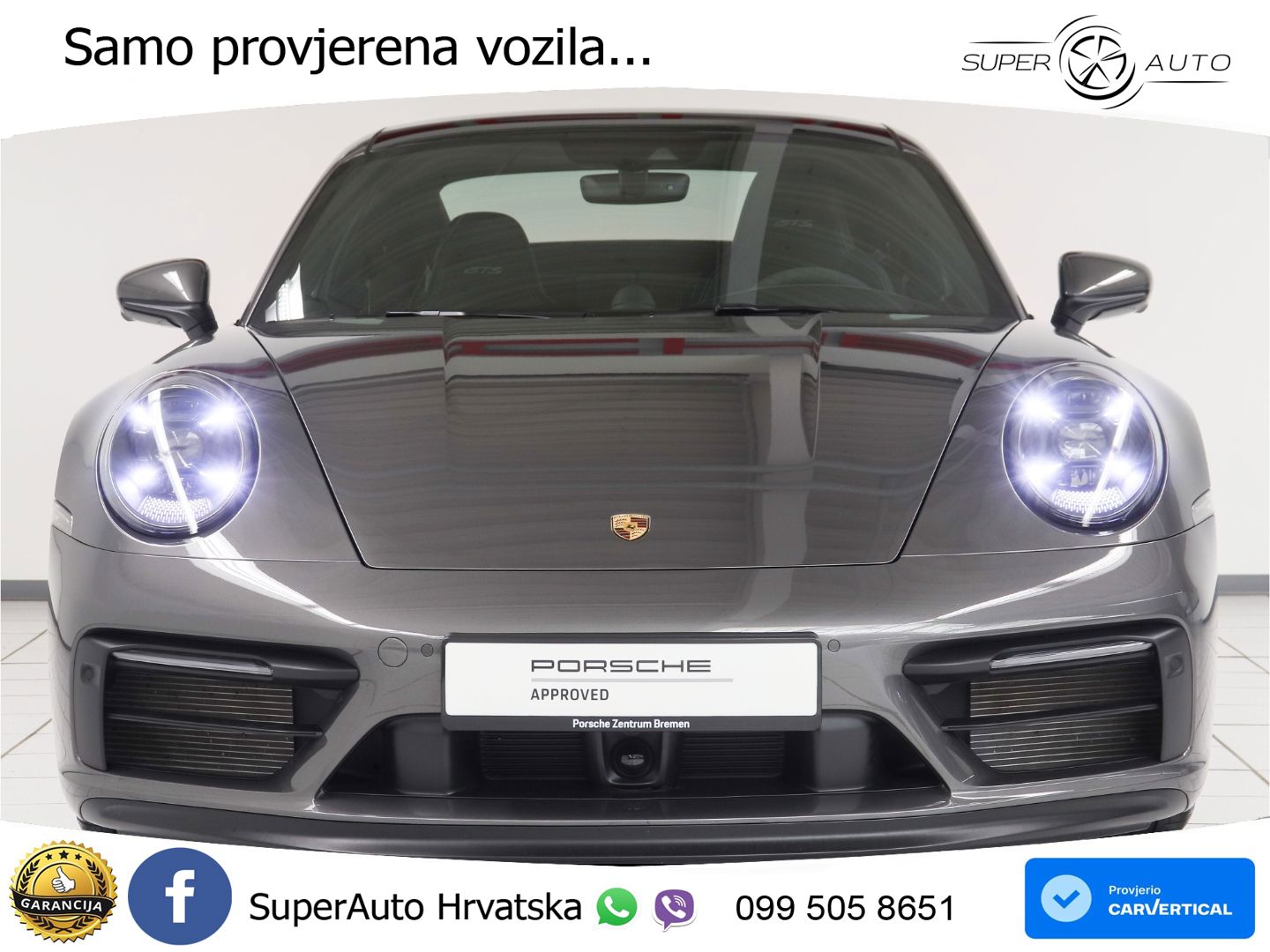 Porsche 911 Carrera 4 GTS 3.0 (480 KS) PDK MATRIX+GR SJED+KAM