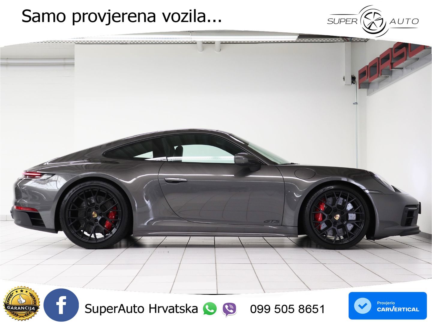 Porsche 911 Carrera 4 GTS 3.0 (480 KS) PDK MATRIX+GR SJED+KAM