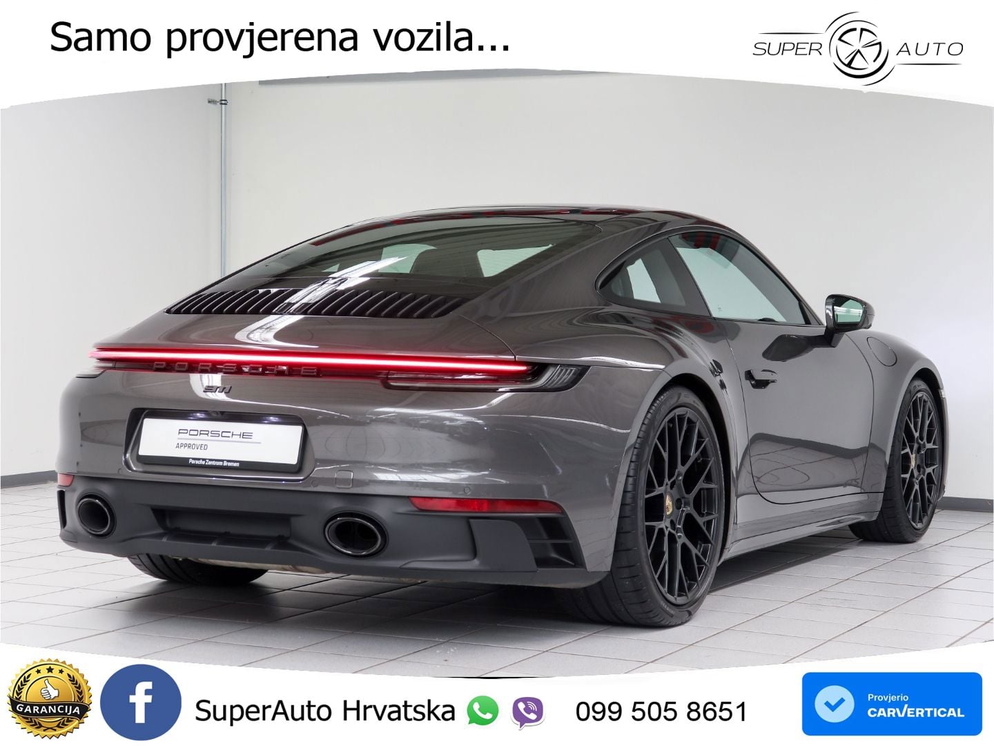 Porsche 911 Carrera 4 GTS 3.0 (480 KS) PDK MATRIX+GR SJED+KAM