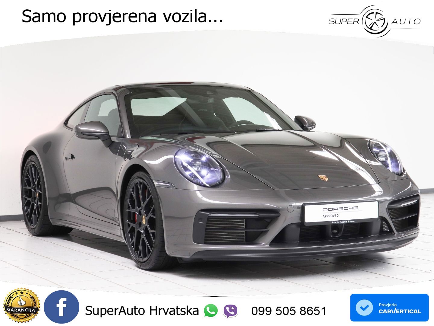 Porsche 911 Carrera 4 GTS 3.0 (480 KS) PDK MATRIX+GR SJED+KAM