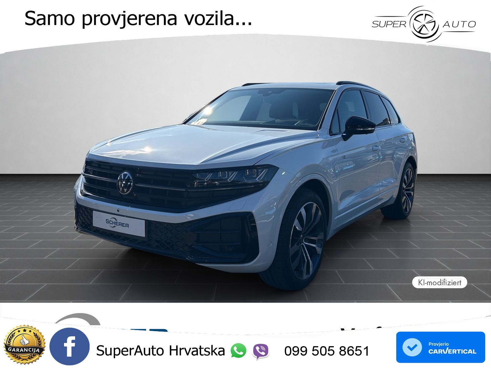 Volkswagen Touareg 3.0 V6 TDI (286 KS) 4MOTION Tiptronic ZRAČNI+ACC+GR SJED+KAM+PANO