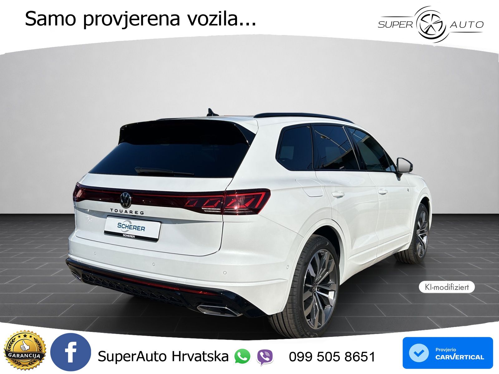 Volkswagen Touareg 3.0 V6 TDI (286 KS) 4MOTION Tiptronic ZRAČNI+ACC+GR SJED+KAM+PANO