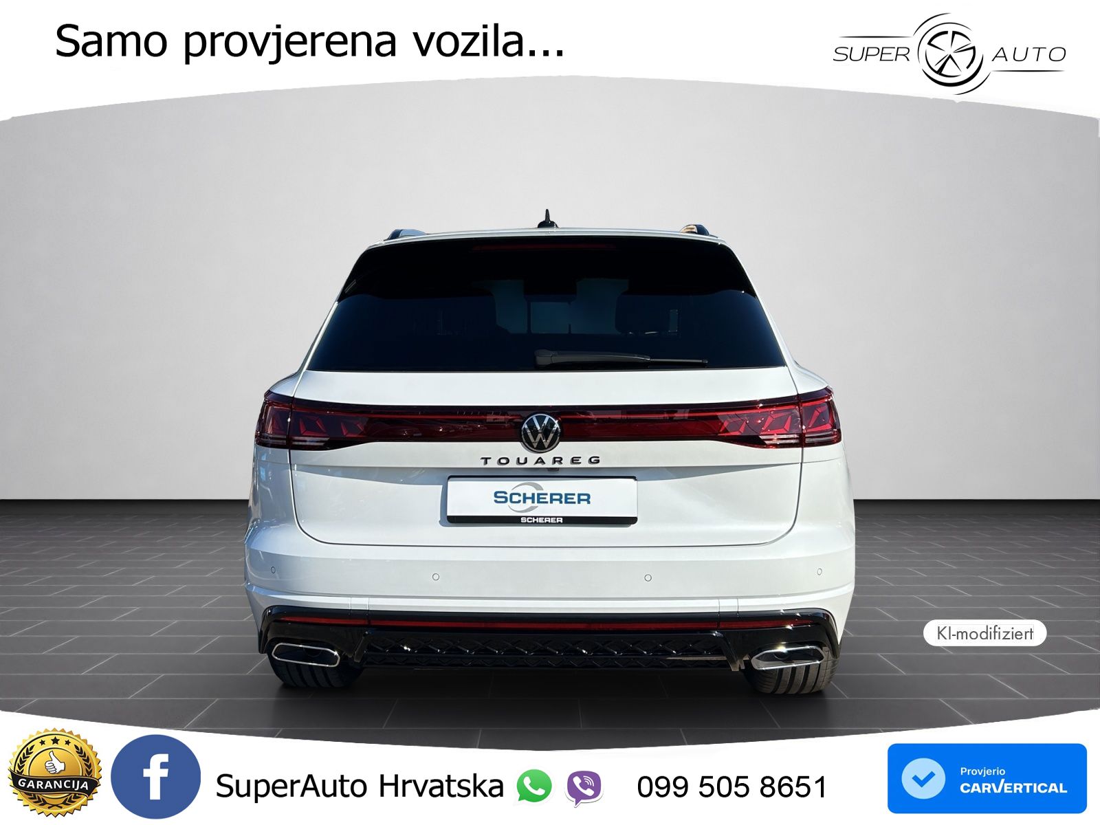Volkswagen Touareg 3.0 V6 TDI (286 KS) 4MOTION Tiptronic ZRAČNI+ACC+GR SJED+KAM+PANO