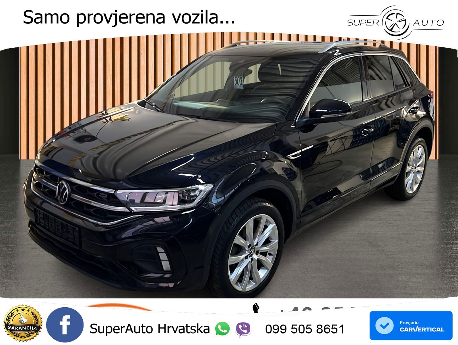 Volkswagen T-Roc 1.5 TSI (150 KS) R-Line LED+GR SJED+ACC