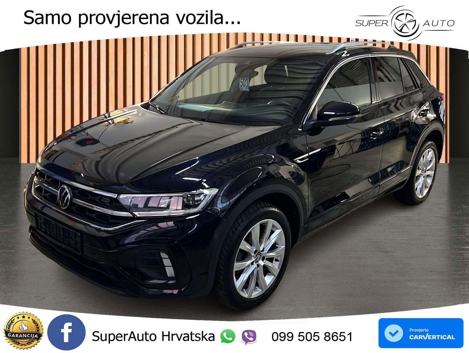 Volkswagen T-Roc 1.5 TSI (150 KS) R-Line LED+GR SJED+ACC