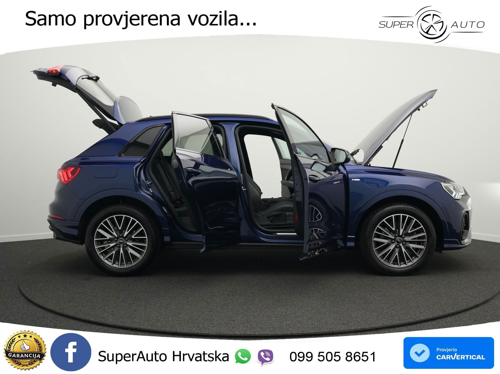 Audi Q3 45 TFSI (245 KS) quattro S tronic 2x S line LED+GR SJED+ACC