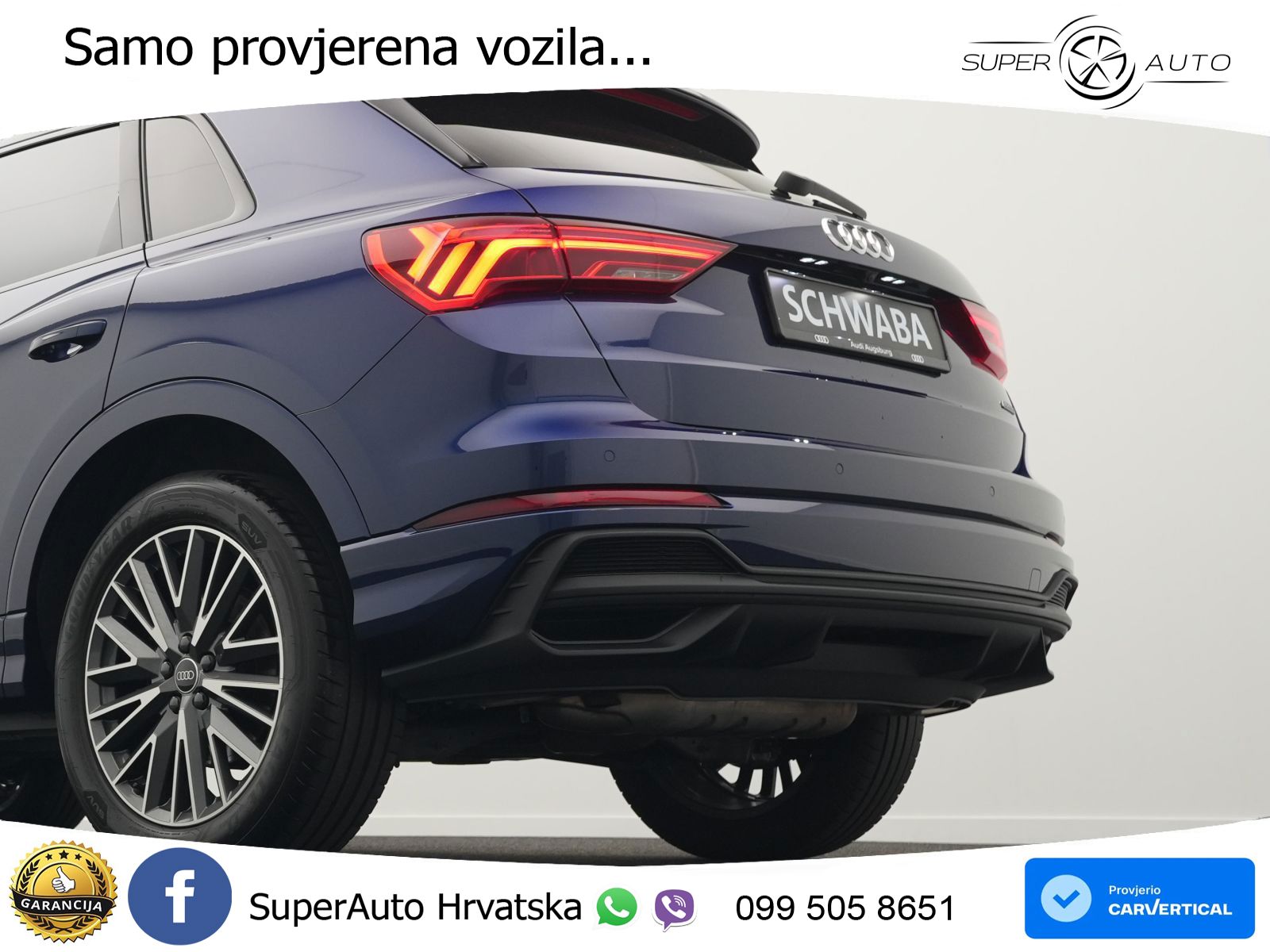 Audi Q3 45 TFSI (245 KS) quattro S tronic 2x S line LED+GR SJED+ACC