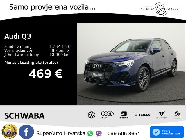 Audi Q3 45 TFSI (245 KS) quattro S tronic 2x S line LED+GR SJED+ACC