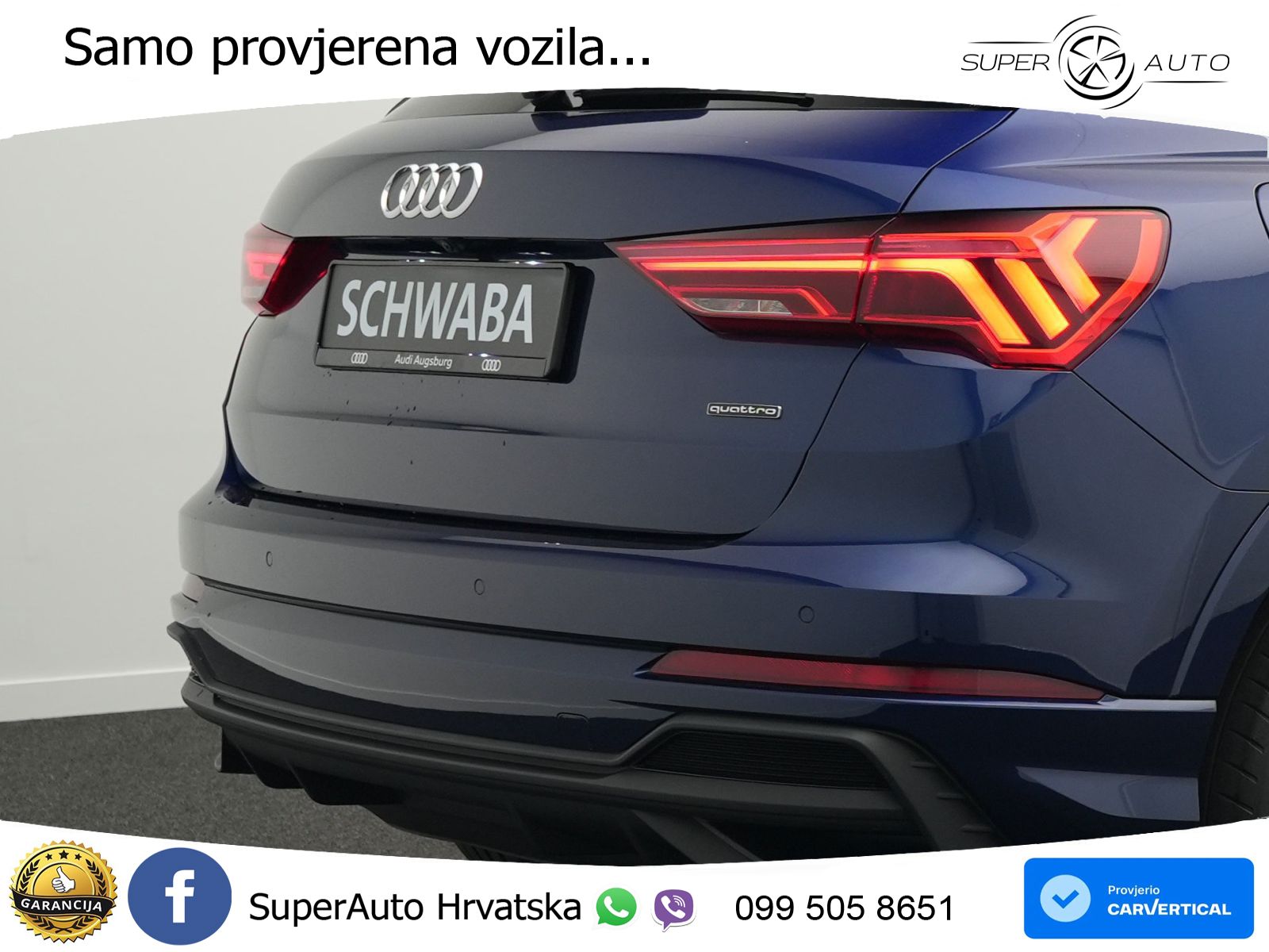 Audi Q3 45 TFSI (245 KS) quattro S tronic 2x S line LED+GR SJED+ACC