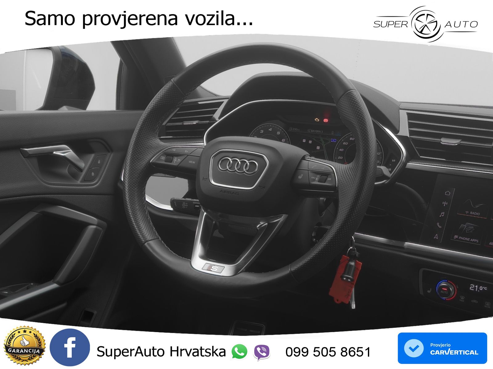 Audi Q3 45 TFSI (245 KS) quattro S tronic 2x S line LED+GR SJED+ACC