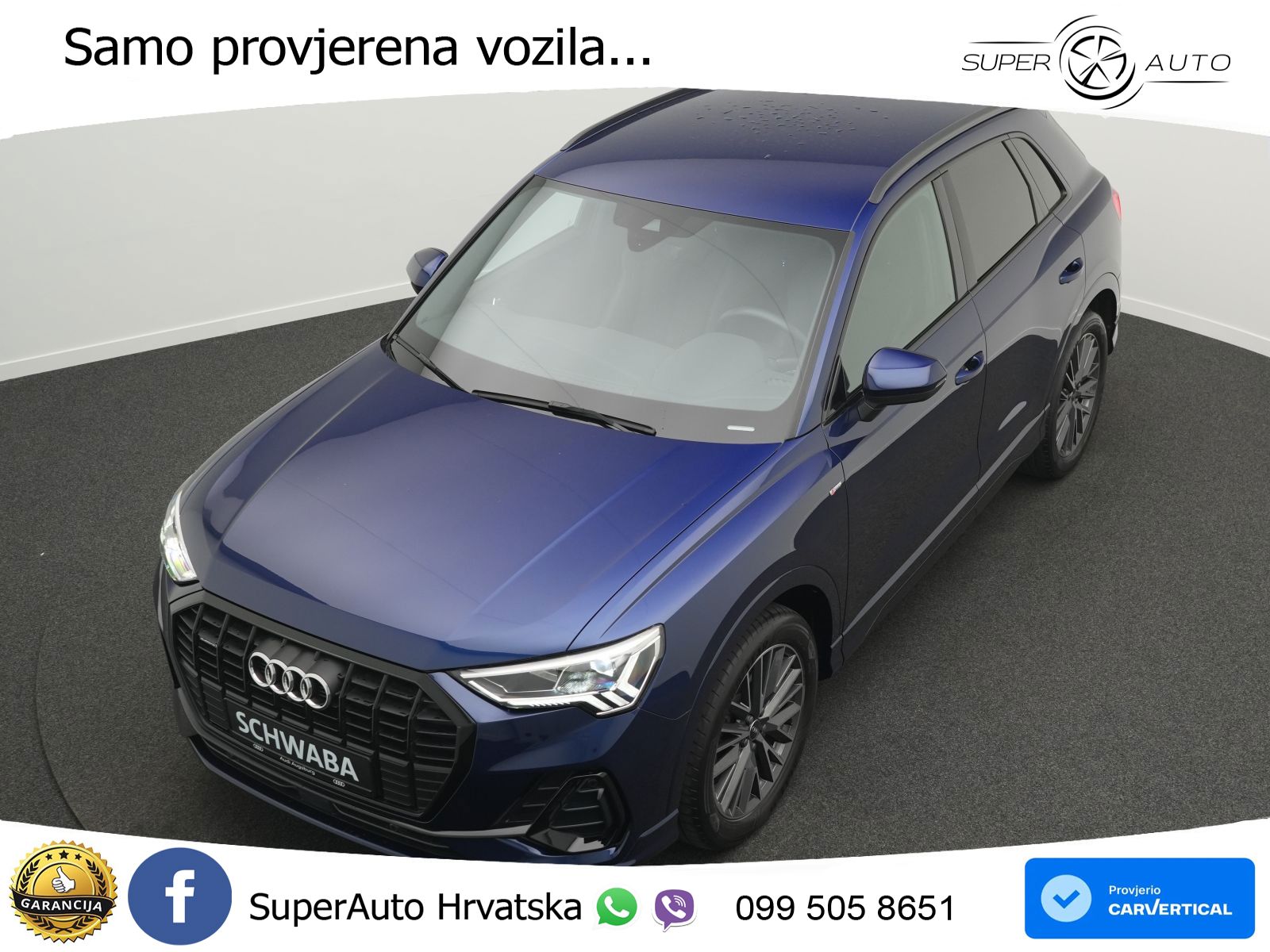Audi Q3 45 TFSI (245 KS) quattro S tronic 2x S line LED+GR SJED+ACC