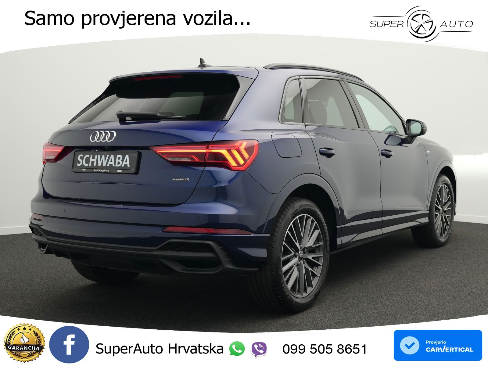Audi Q3 45 TFSI (245 KS) quattro S tronic 2x S line LED+GR SJED+ACC