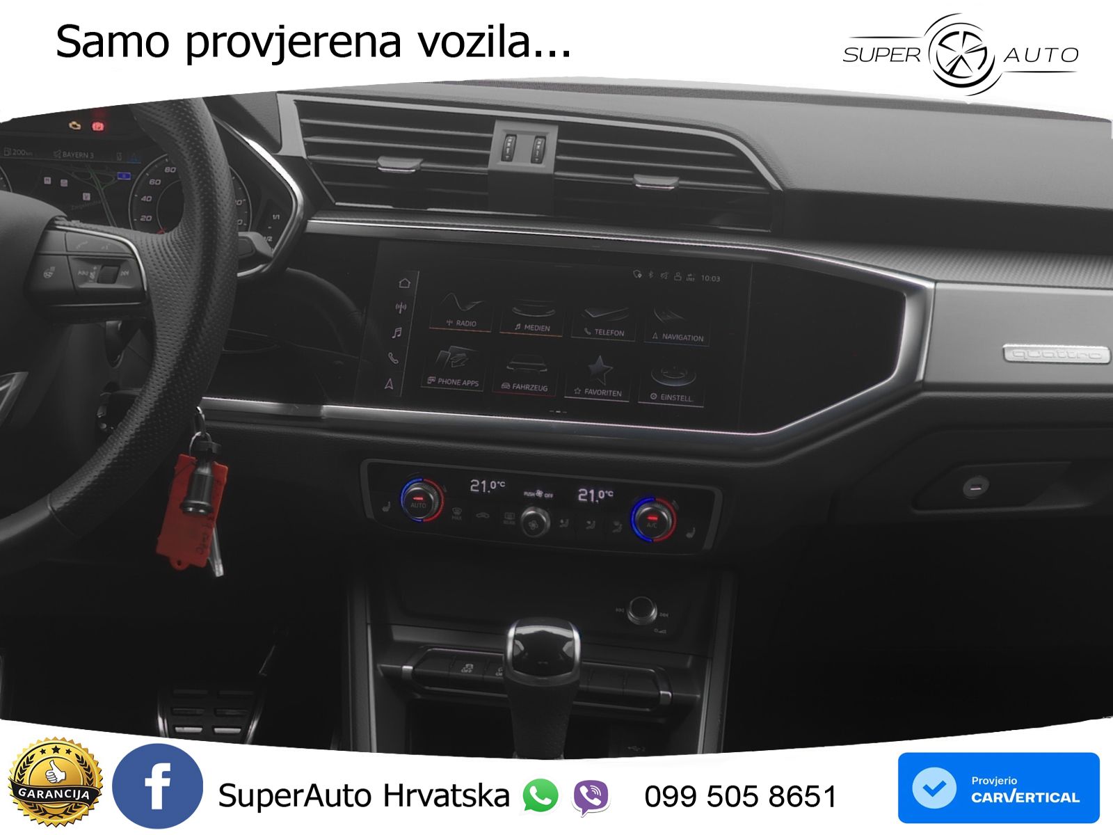 Audi Q3 45 TFSI (245 KS) quattro S tronic 2x S line LED+GR SJED+ACC