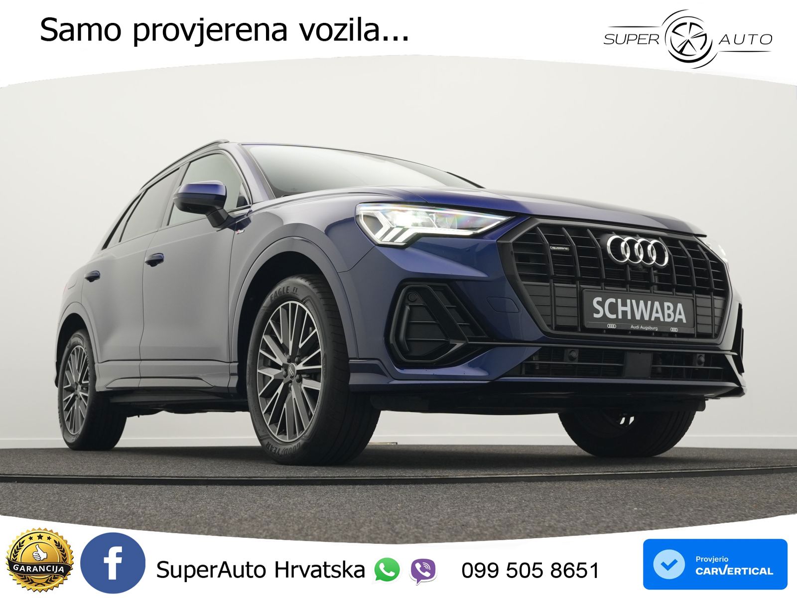 Audi Q3 45 TFSI (245 KS) quattro S tronic 2x S line LED+GR SJED+ACC