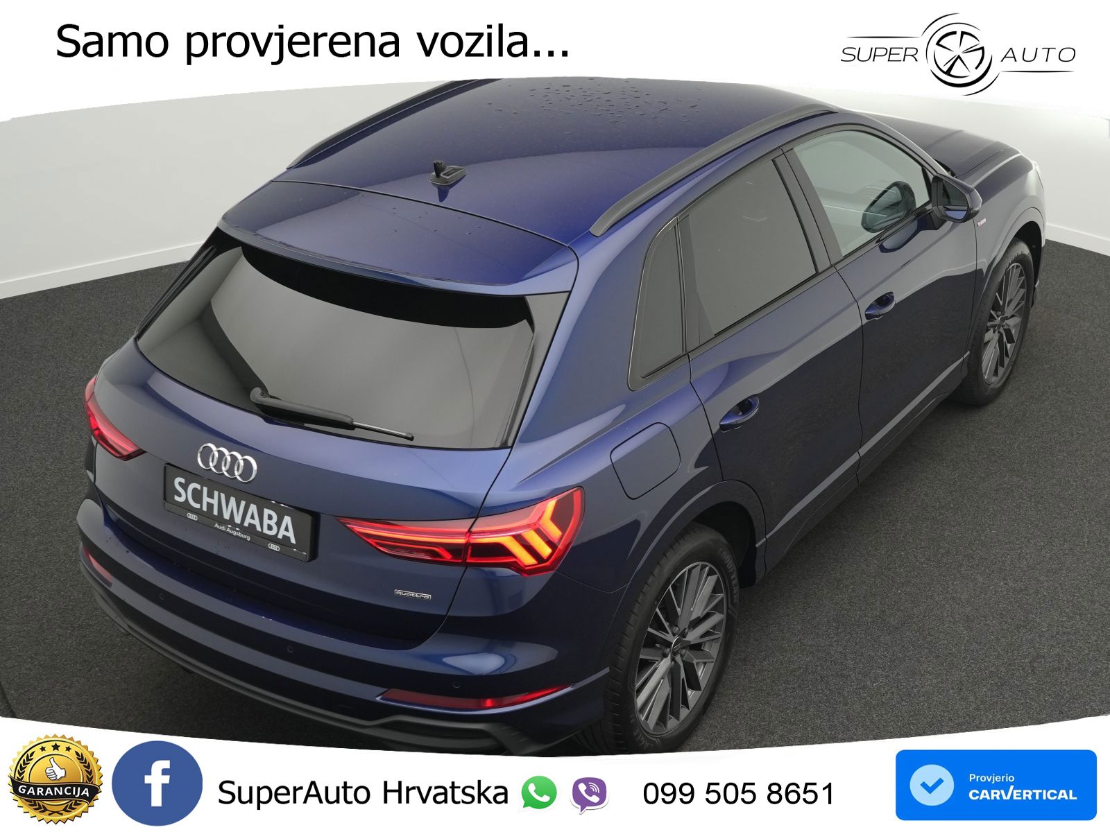 Audi Q3 45 TFSI (245 KS) quattro S tronic 2x S line LED+GR SJED+ACC