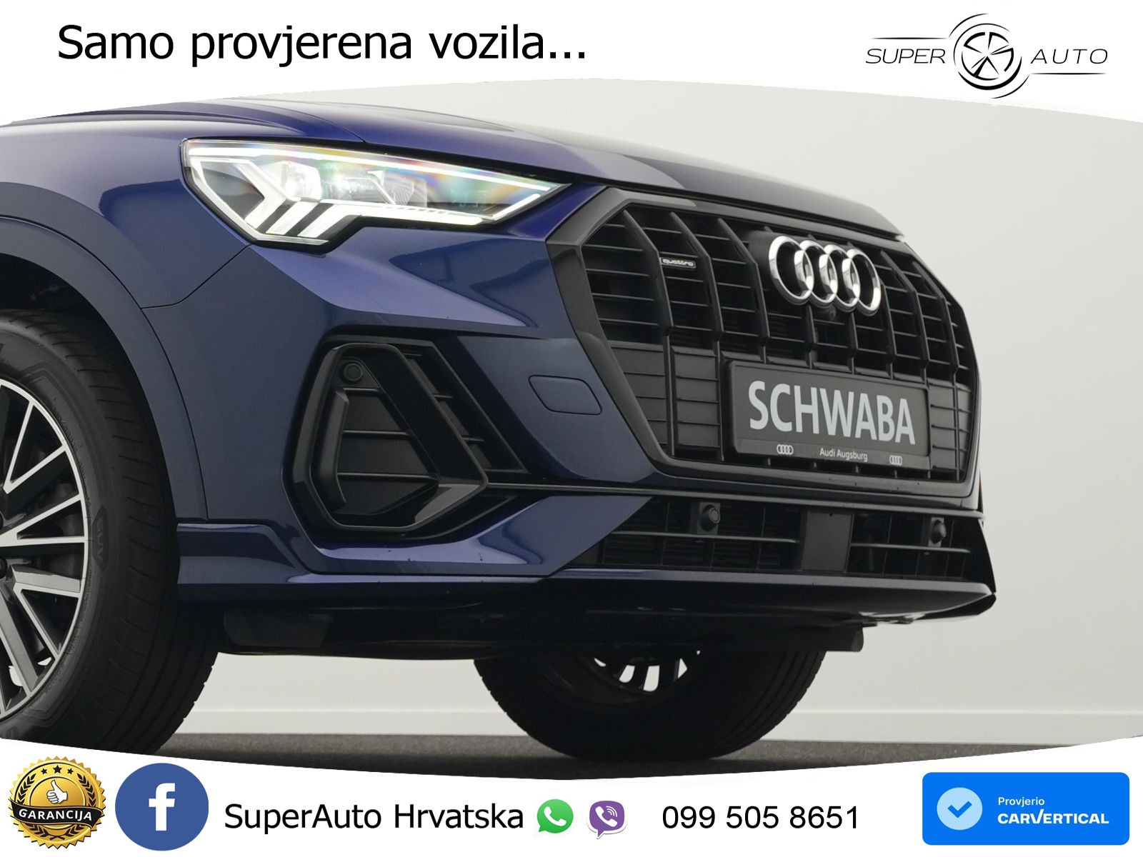 Audi Q3 45 TFSI (245 KS) quattro S tronic 2x S line LED+GR SJED+ACC