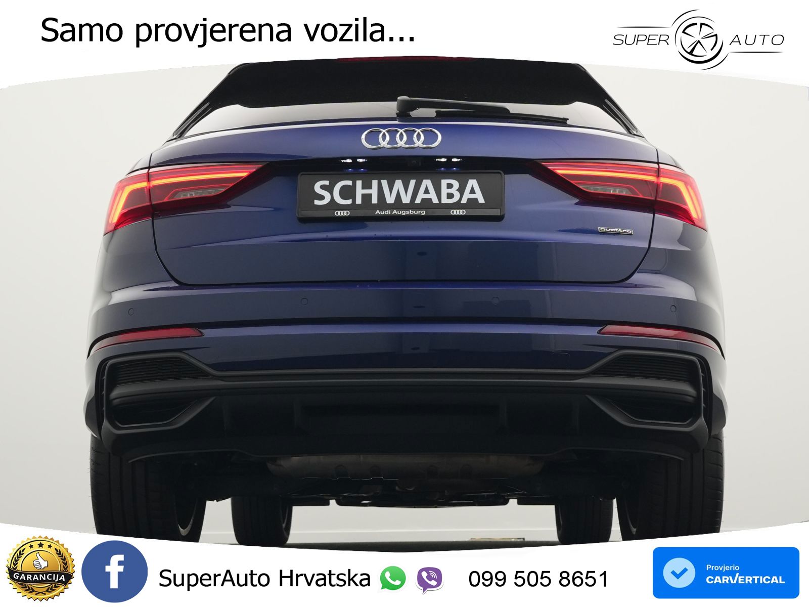 Audi Q3 45 TFSI (245 KS) quattro S tronic 2x S line LED+GR SJED+ACC