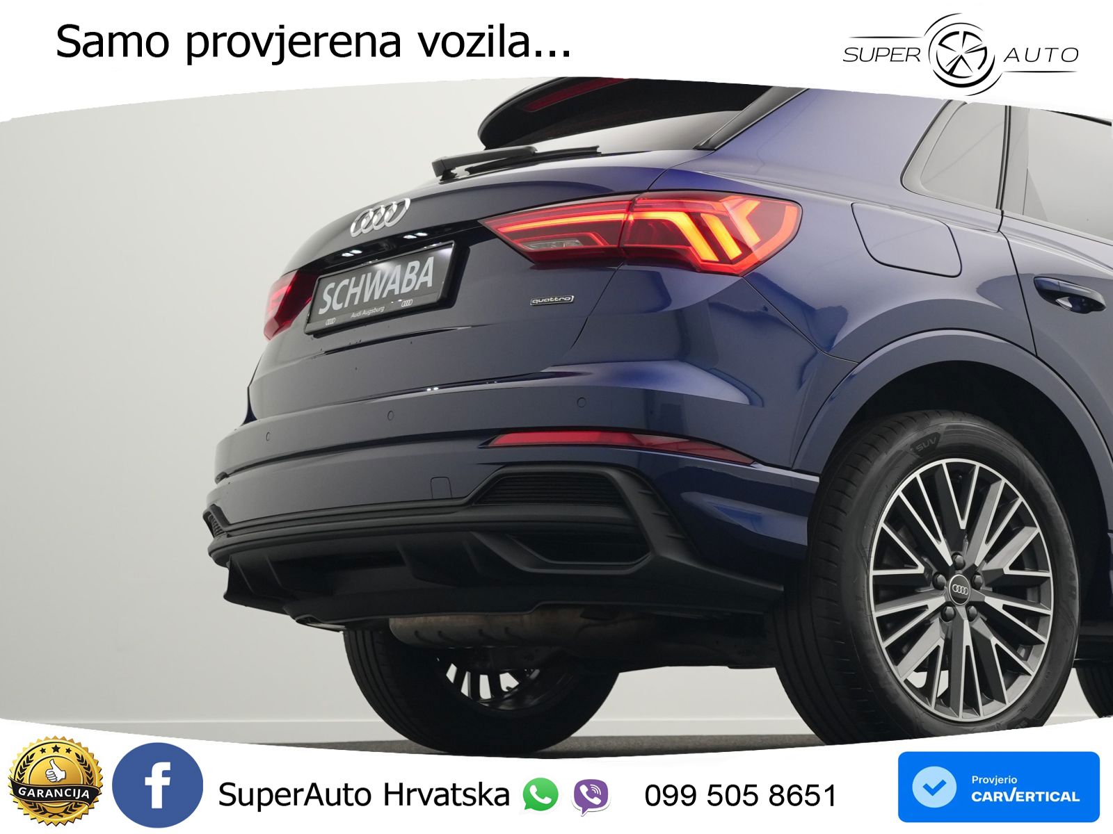 Audi Q3 45 TFSI (245 KS) quattro S tronic 2x S line LED+GR SJED+ACC