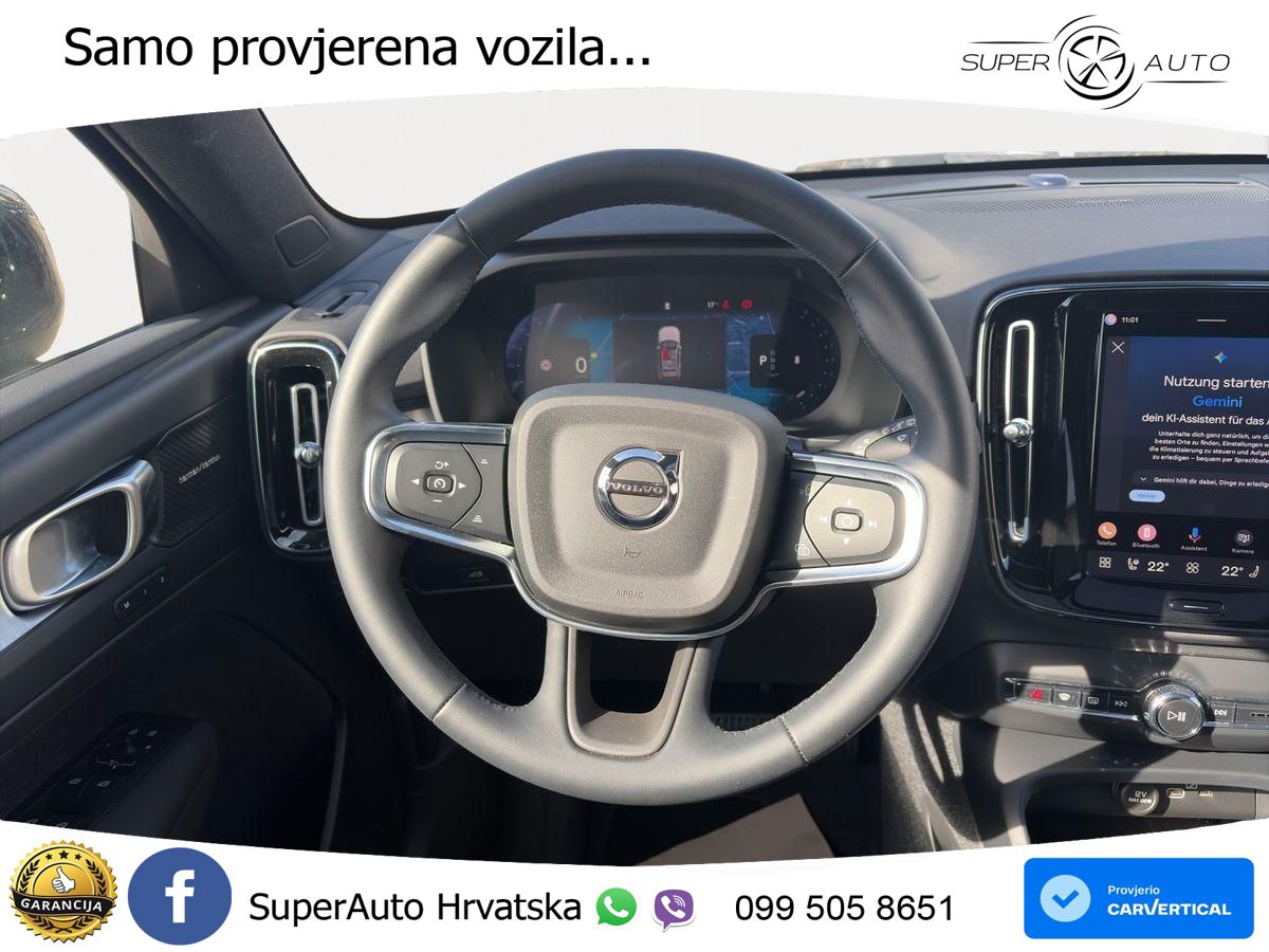 Volvo XC40 2.0 B3 163 KS Automatic ACC+GR SJED+360+PANO