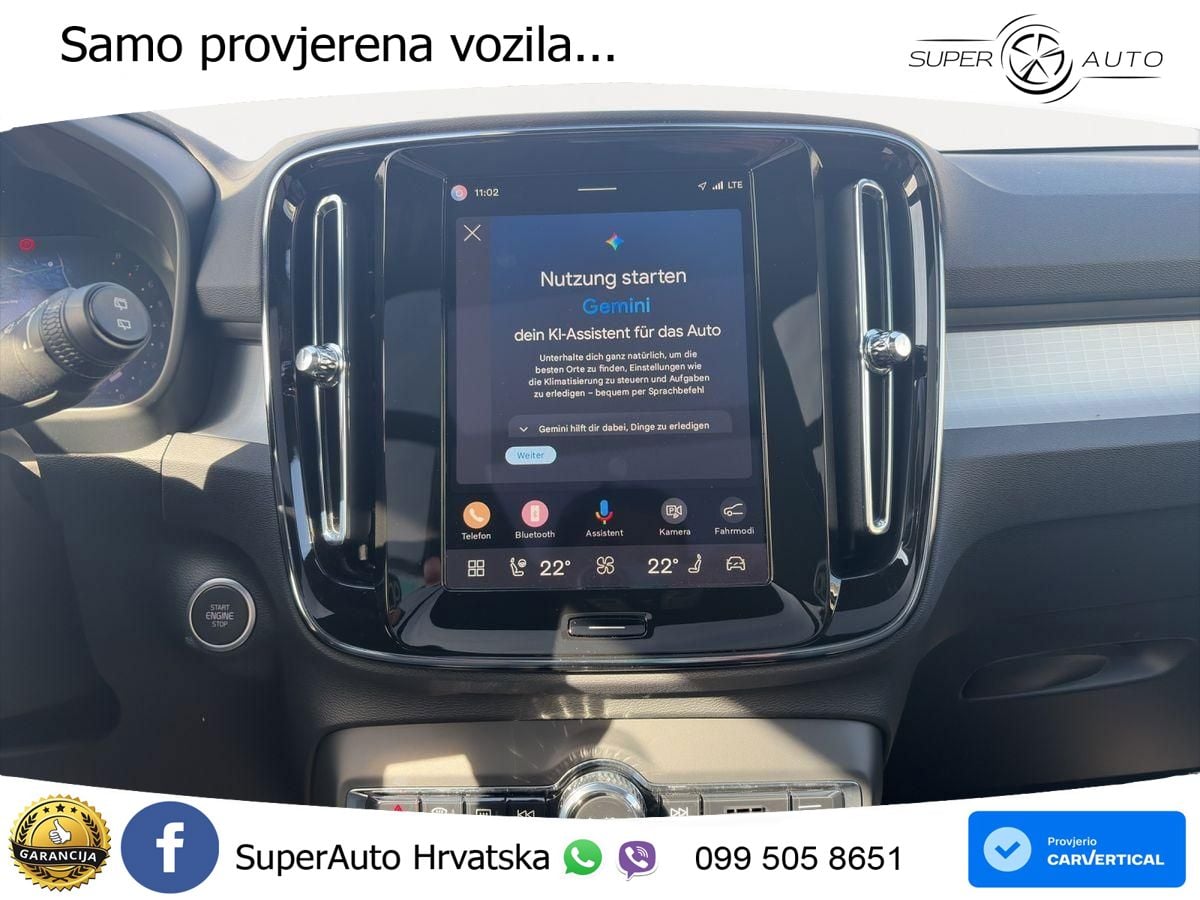 Volvo XC40 2.0 B3 163 KS Automatic ACC+GR SJED+360+PANO