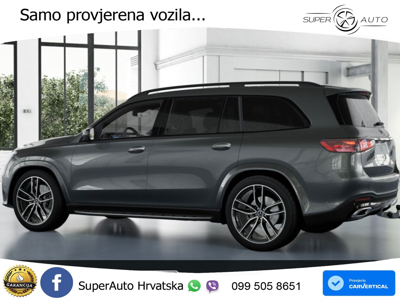 Mercedes-Benz GLS GLS 450d EQ Boost 4MATIC 9G-TRONIC AMG ZRAČNI+ACC+GR SJED+KAM+PANO