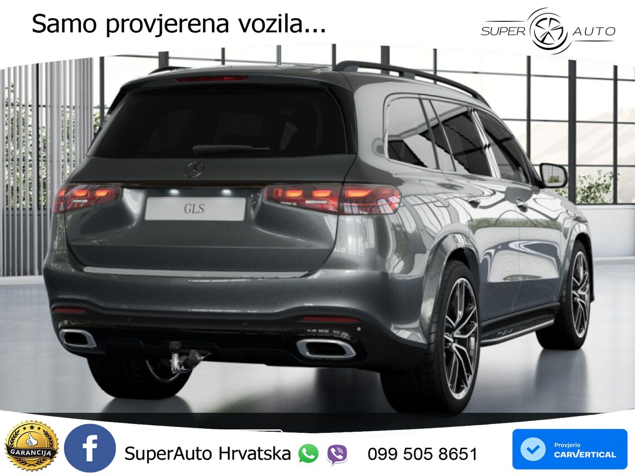 Mercedes-Benz GLS GLS 450d EQ Boost 4MATIC 9G-TRONIC AMG ZRAČNI+ACC+GR SJED+KAM+PANO