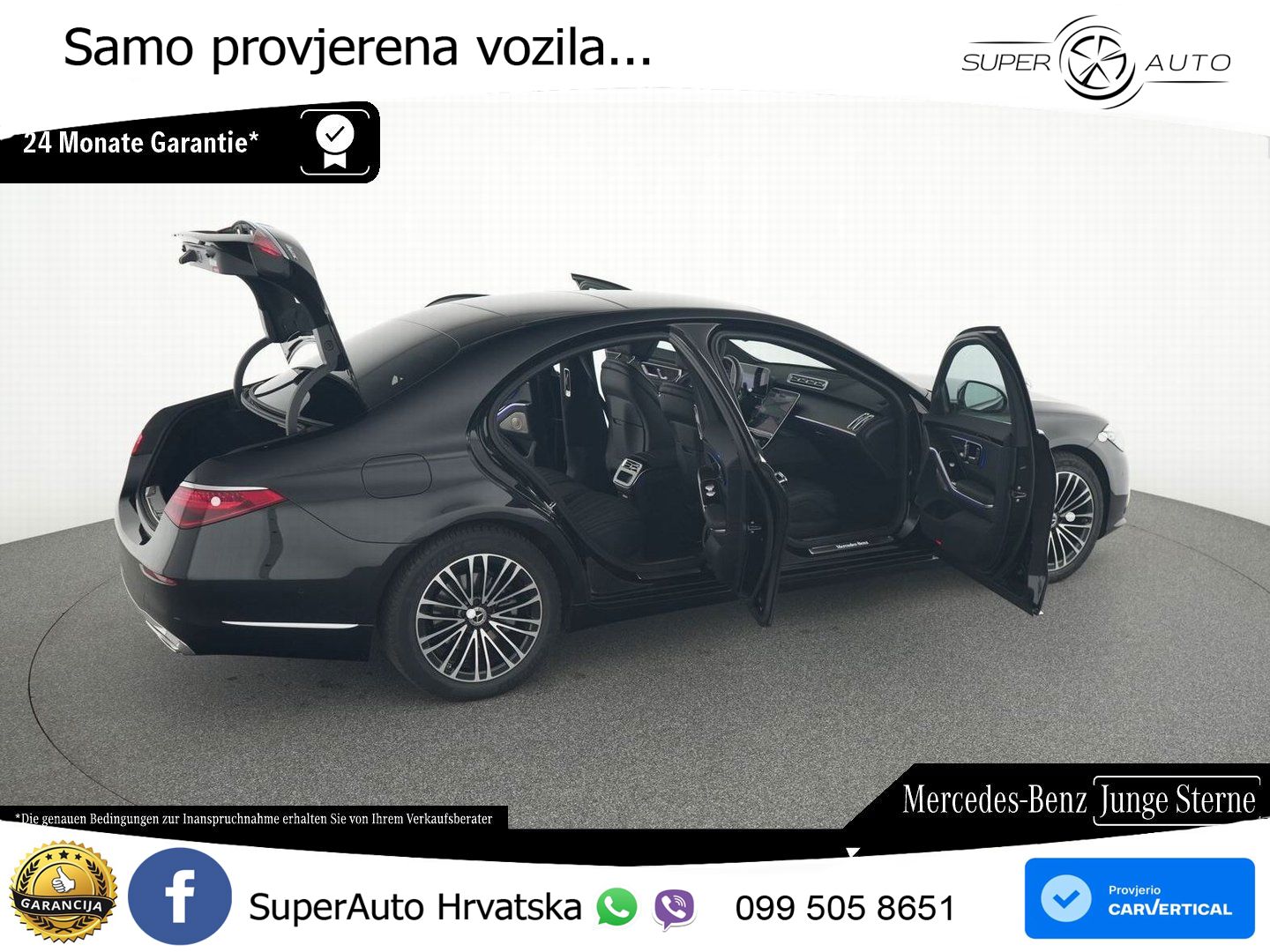 Mercedes S 350d (313 KS) EQ Boost 4MATIC 9G-TRONIC ZRAČNI+ACC+GR SJED+360+PANO