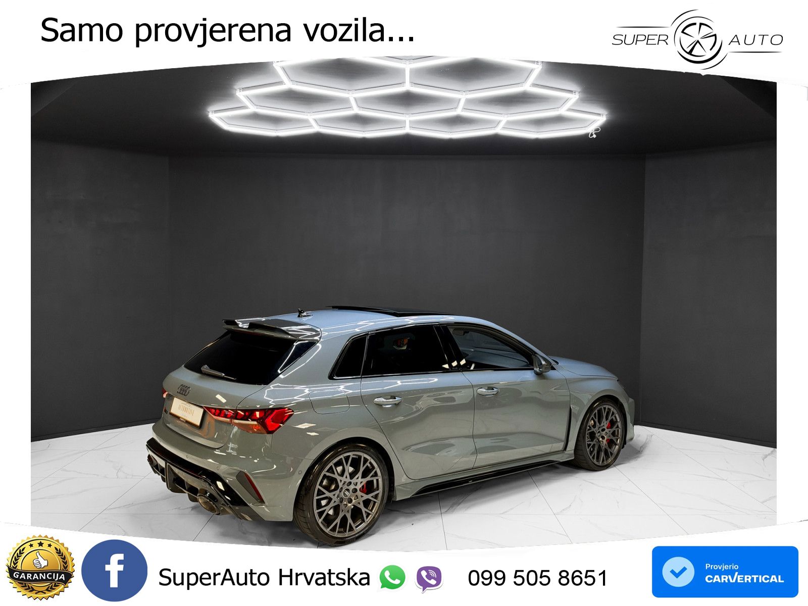 Audi RS3 Sedan 2.5 TFSI (400 KS) quattro S tronic LED+GR SJED+ACC