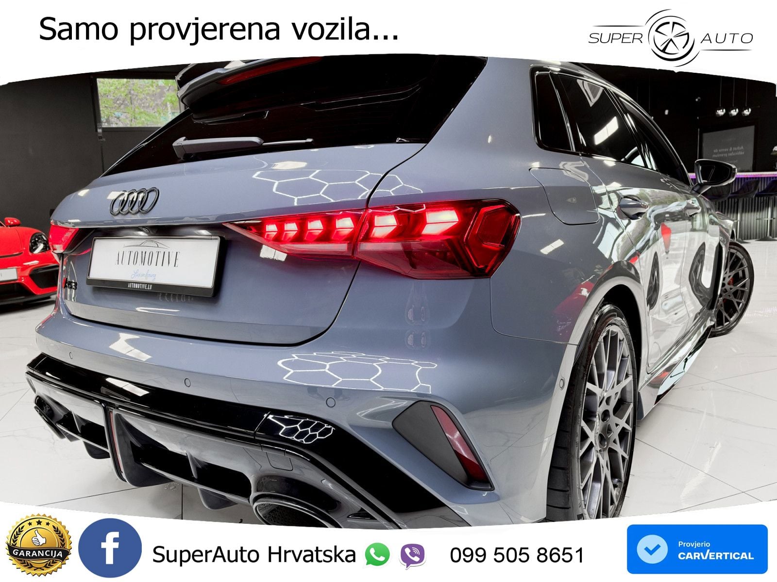 Audi RS3 Sedan 2.5 TFSI (400 KS) quattro S tronic LED+GR SJED+ACC