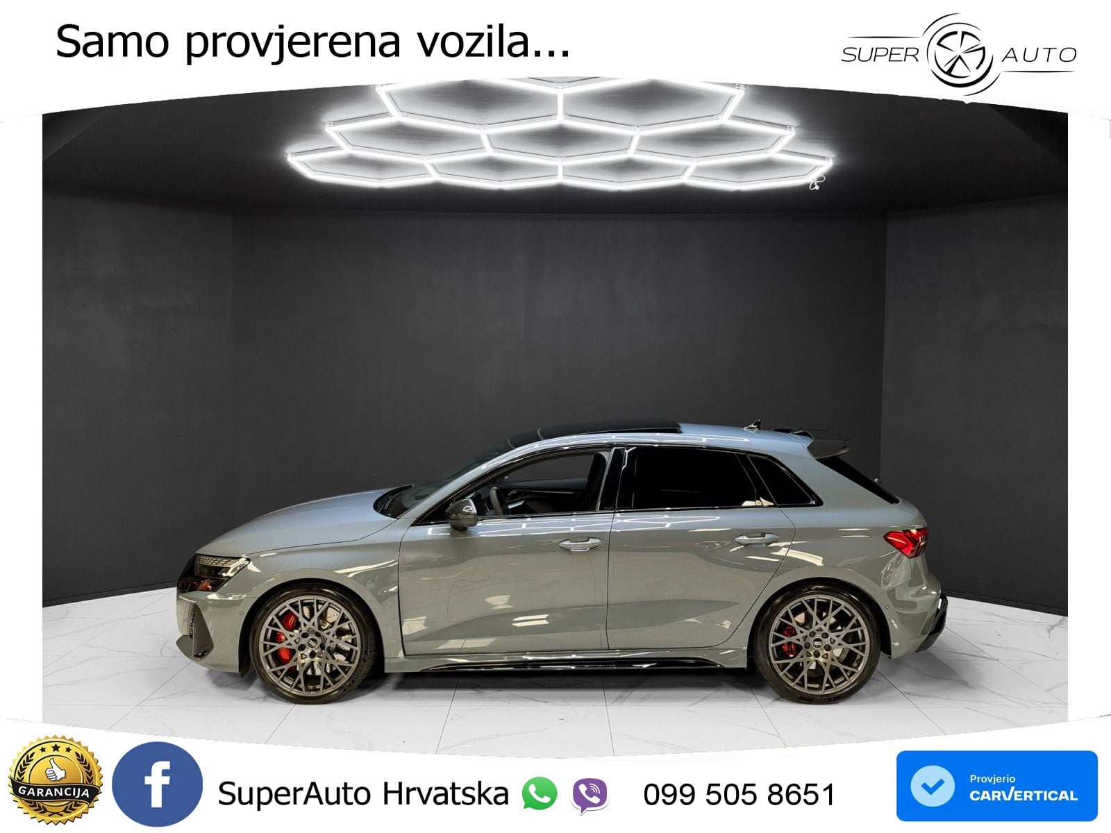 Audi RS3 Sedan 2.5 TFSI (400 KS) quattro S tronic LED+GR SJED+ACC