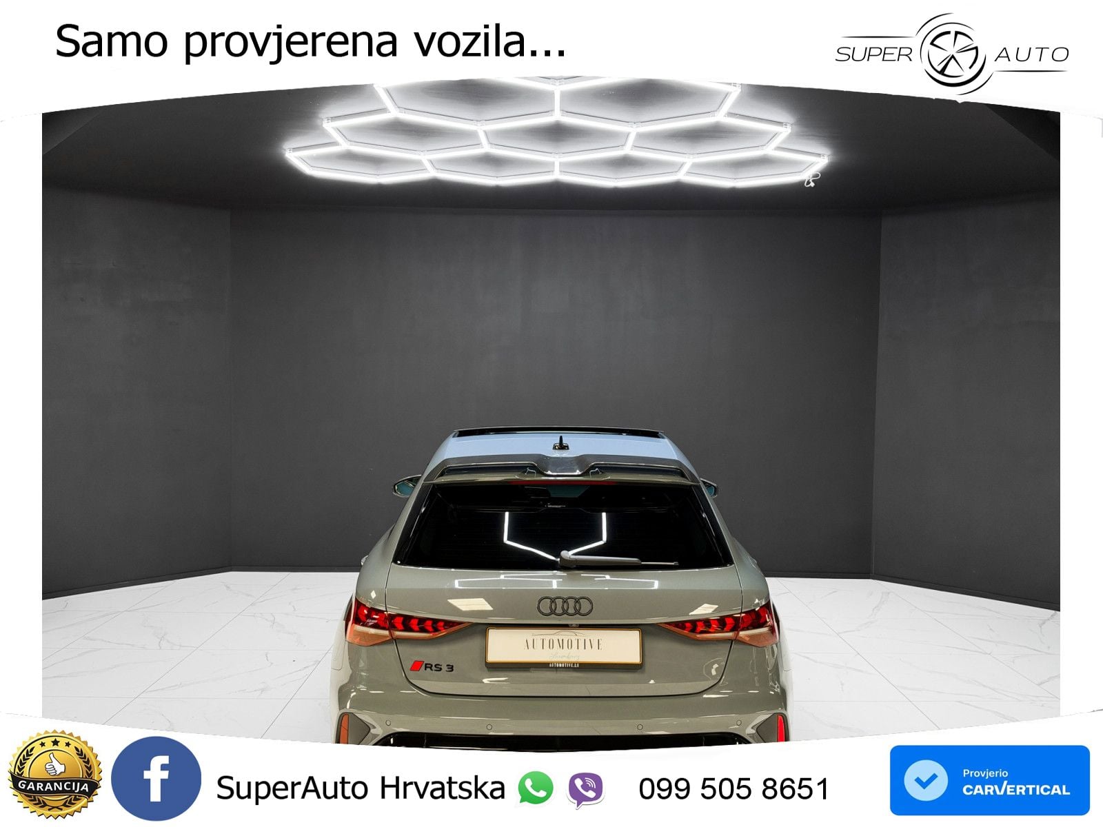 Audi RS3 Sedan 2.5 TFSI (400 KS) quattro S tronic LED+GR SJED+ACC