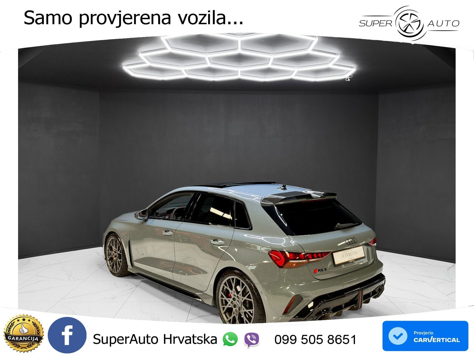 Audi RS3 Sedan 2.5 TFSI (400 KS) quattro S tronic LED+GR SJED+ACC