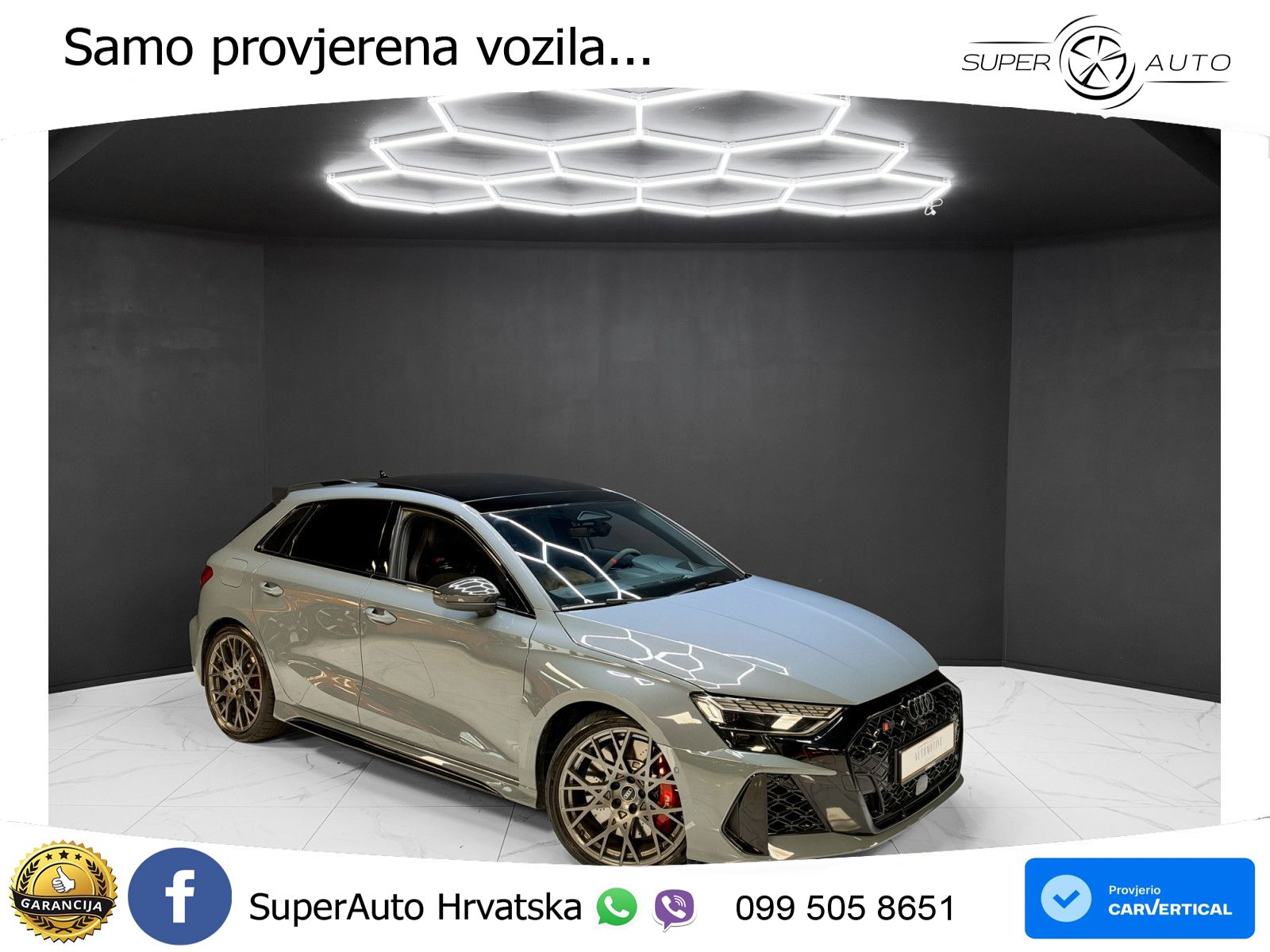 Audi RS3 Sedan 2.5 TFSI (400 KS) quattro S tronic LED+GR SJED+ACC