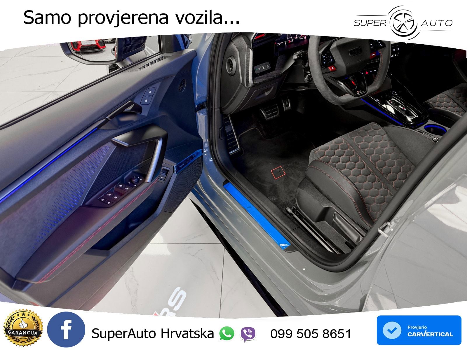 Audi RS3 Sedan 2.5 TFSI (400 KS) quattro S tronic LED+GR SJED+ACC