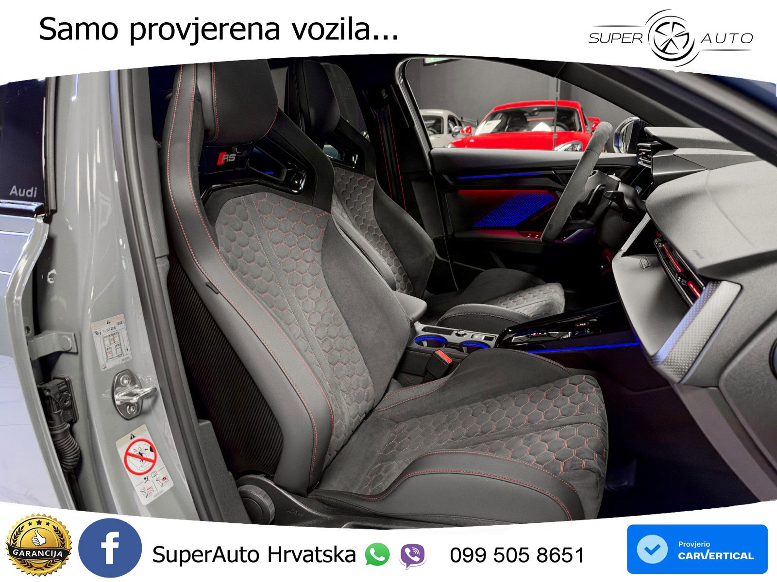 Audi RS3 Sedan 2.5 TFSI (400 KS) quattro S tronic LED+GR SJED+ACC