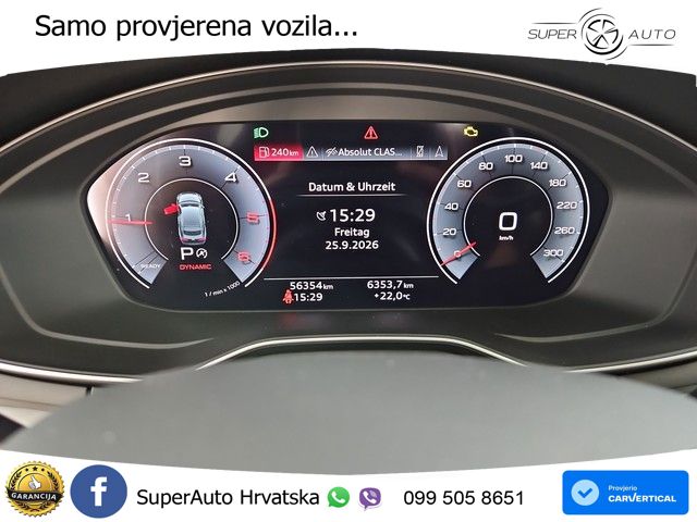 Audi A5 Sportback 40 TDI (204 KS) S tronic S line LED+GR SJED+ACC