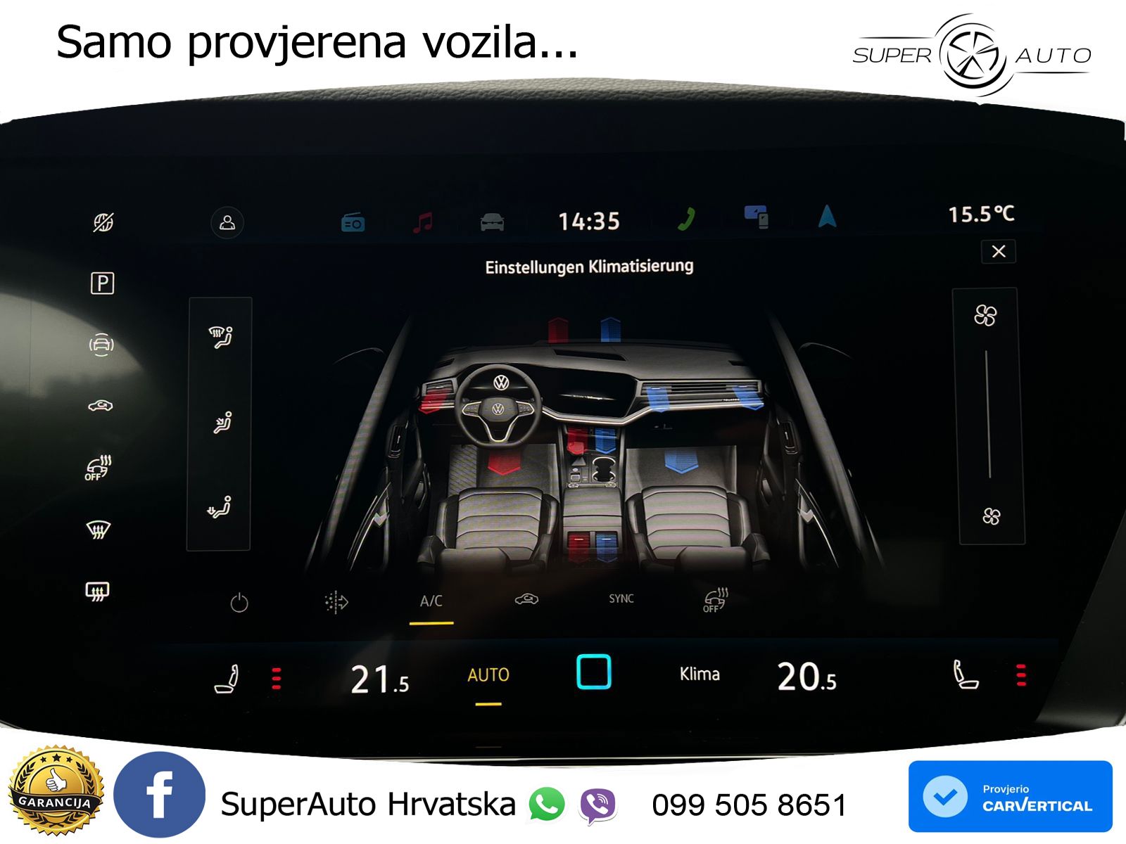 Volkswagen Touareg 3.0 V6 TDI (231 KS) 4MOTION Tiptronic ZRAČNI+ACC+4xGR SJED+KAM