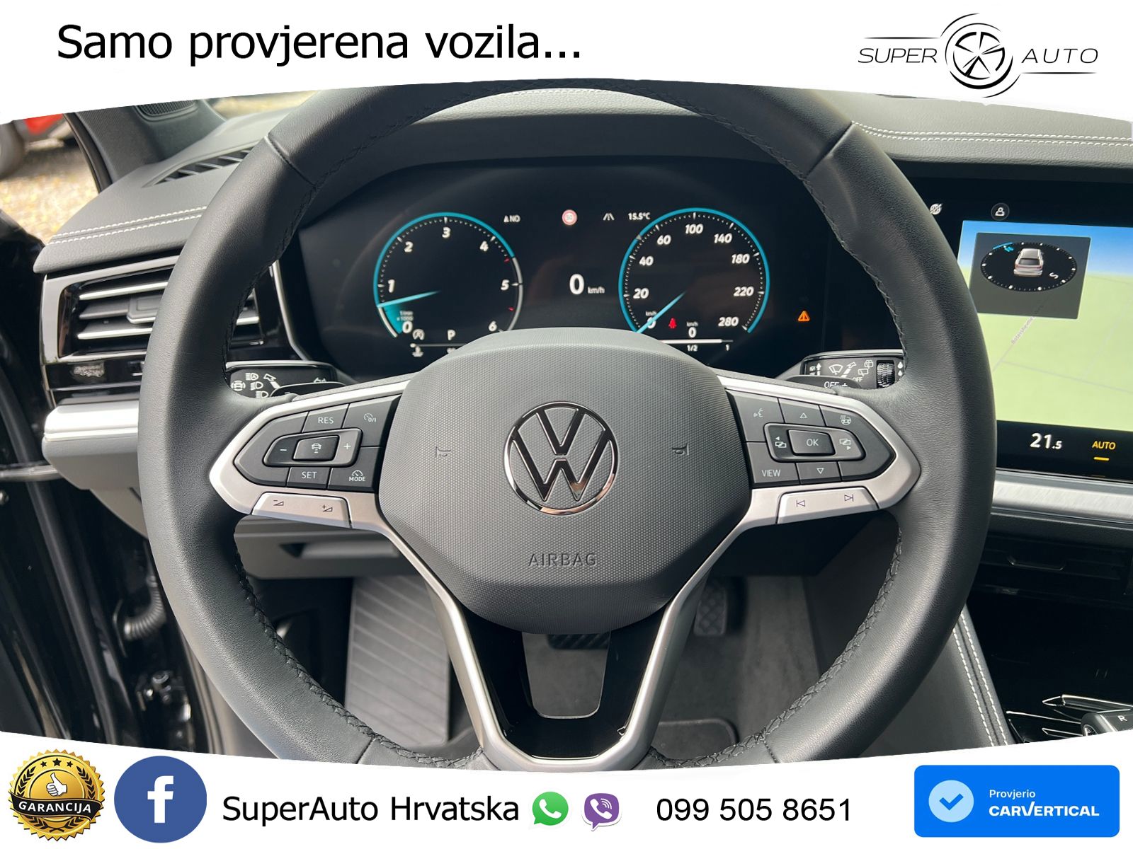 Volkswagen Touareg 3.0 V6 TDI (231 KS) 4MOTION Tiptronic ZRAČNI+ACC+4xGR SJED+KAM