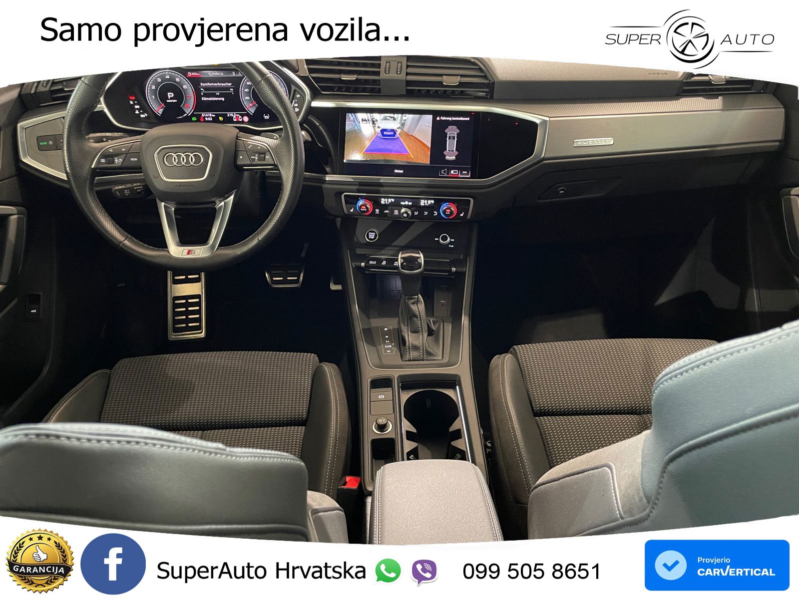 Audi Q3 II Sportback 45 TFSI (245 KS) quattro S tronic S line MATRIX+GR SJED+KAM