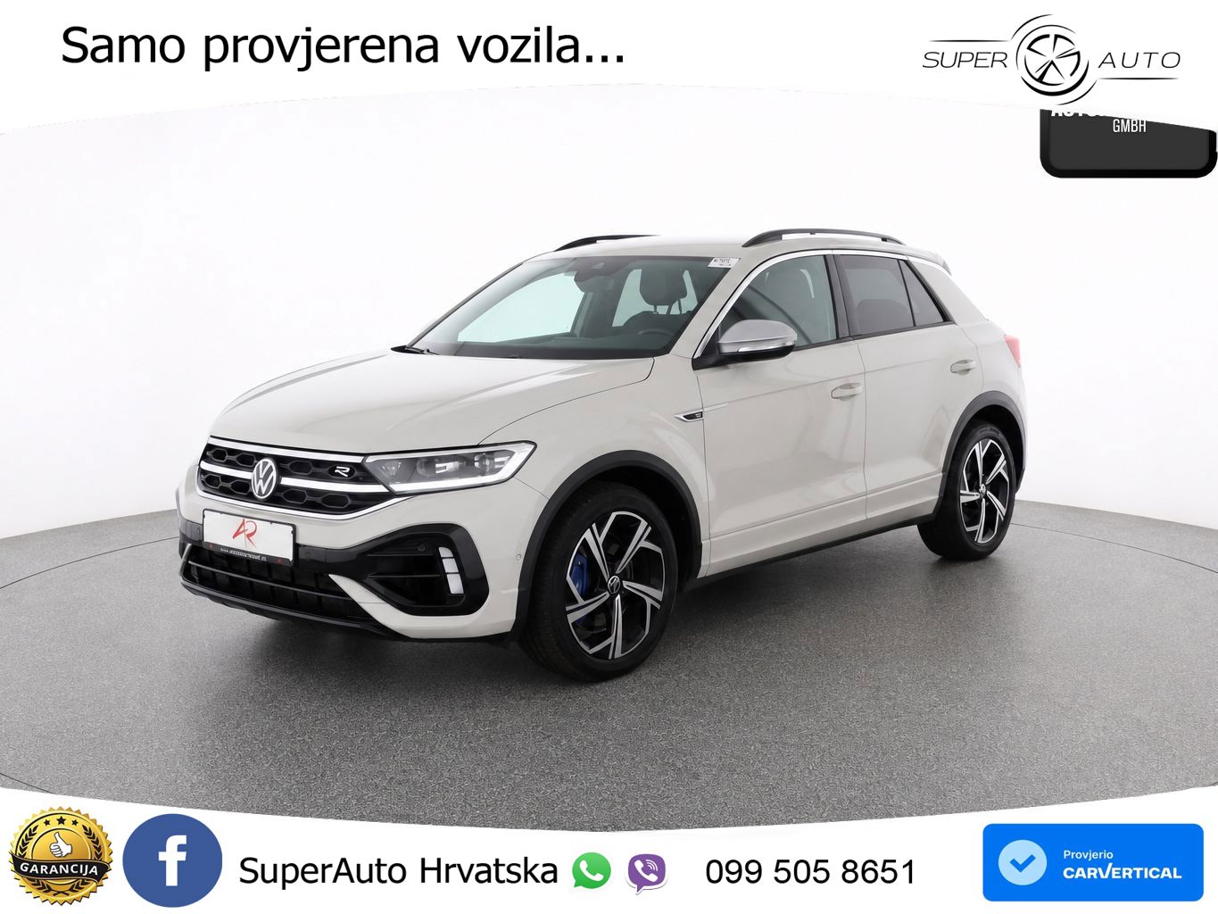 Volkswagen T-Roc R 2.0 TSI (300 KS) OPF 4M DSG MATRIX+GR SJED+KAM