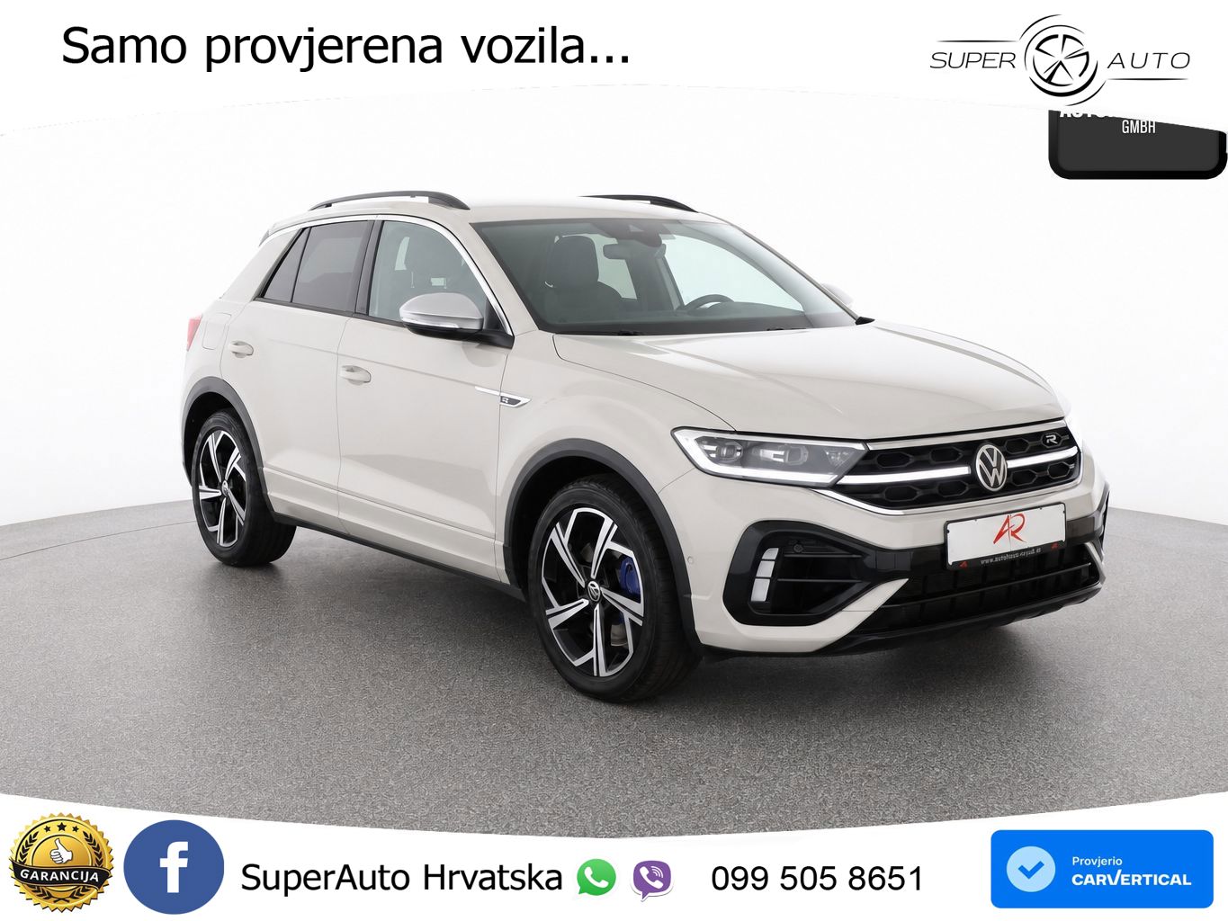 Volkswagen T-Roc R 2.0 TSI (300 KS) OPF 4M DSG MATRIX+GR SJED+KAM