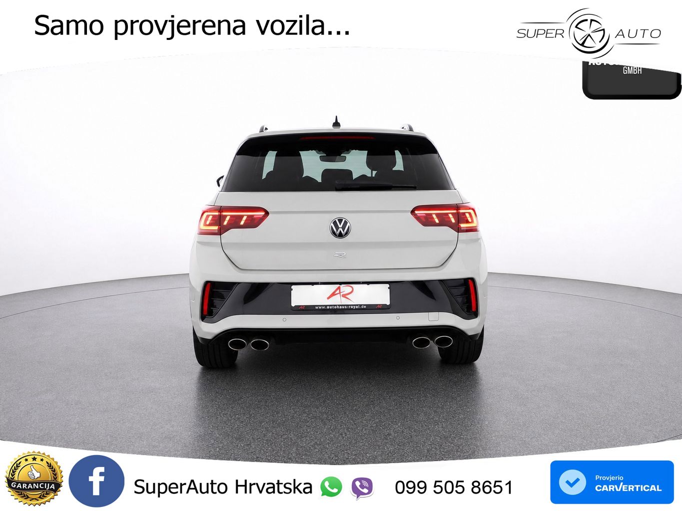 Volkswagen T-Roc R 2.0 TSI (300 KS) OPF 4M DSG MATRIX+GR SJED+KAM