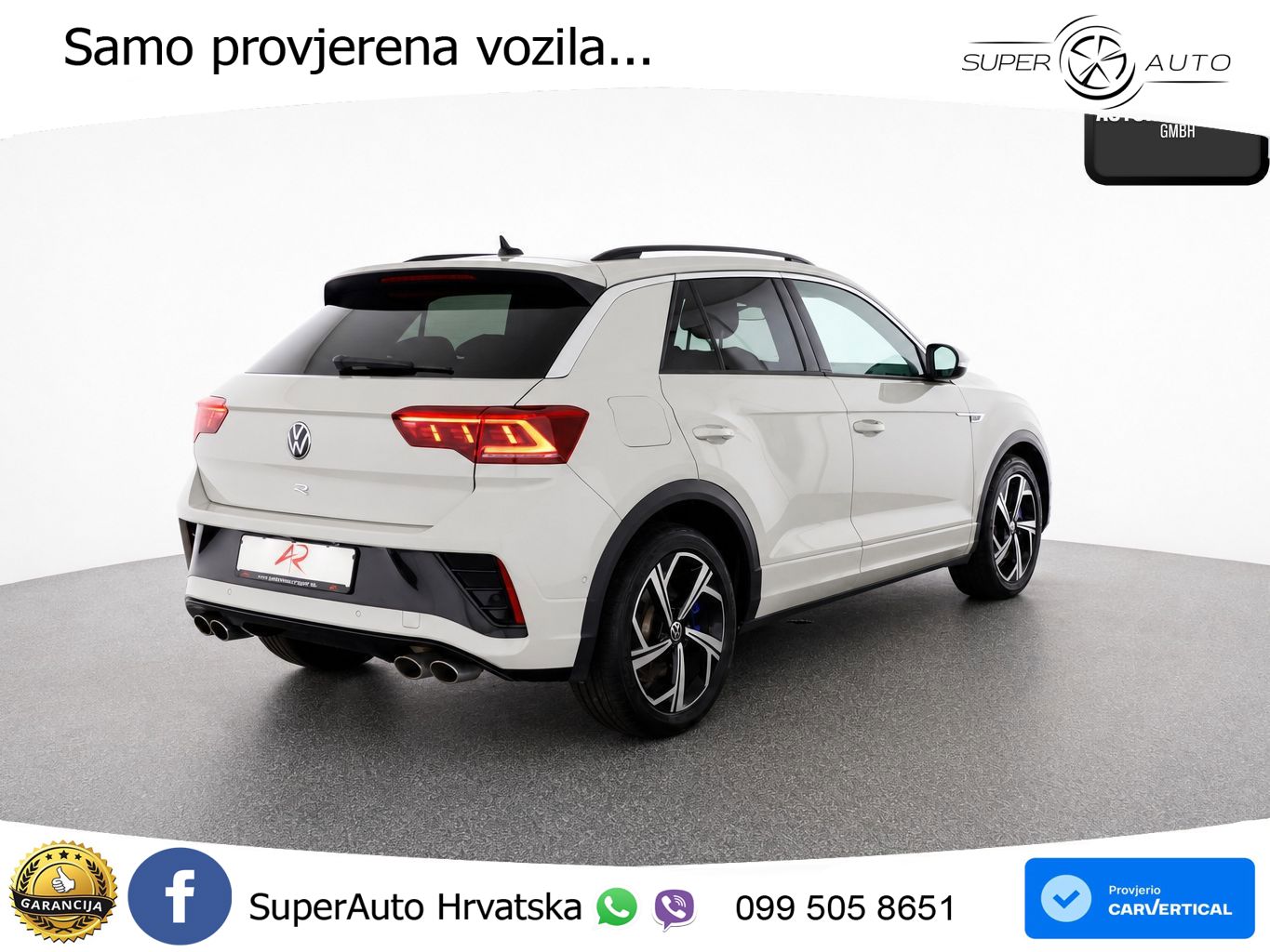 Volkswagen T-Roc R 2.0 TSI (300 KS) OPF 4M DSG MATRIX+GR SJED+KAM