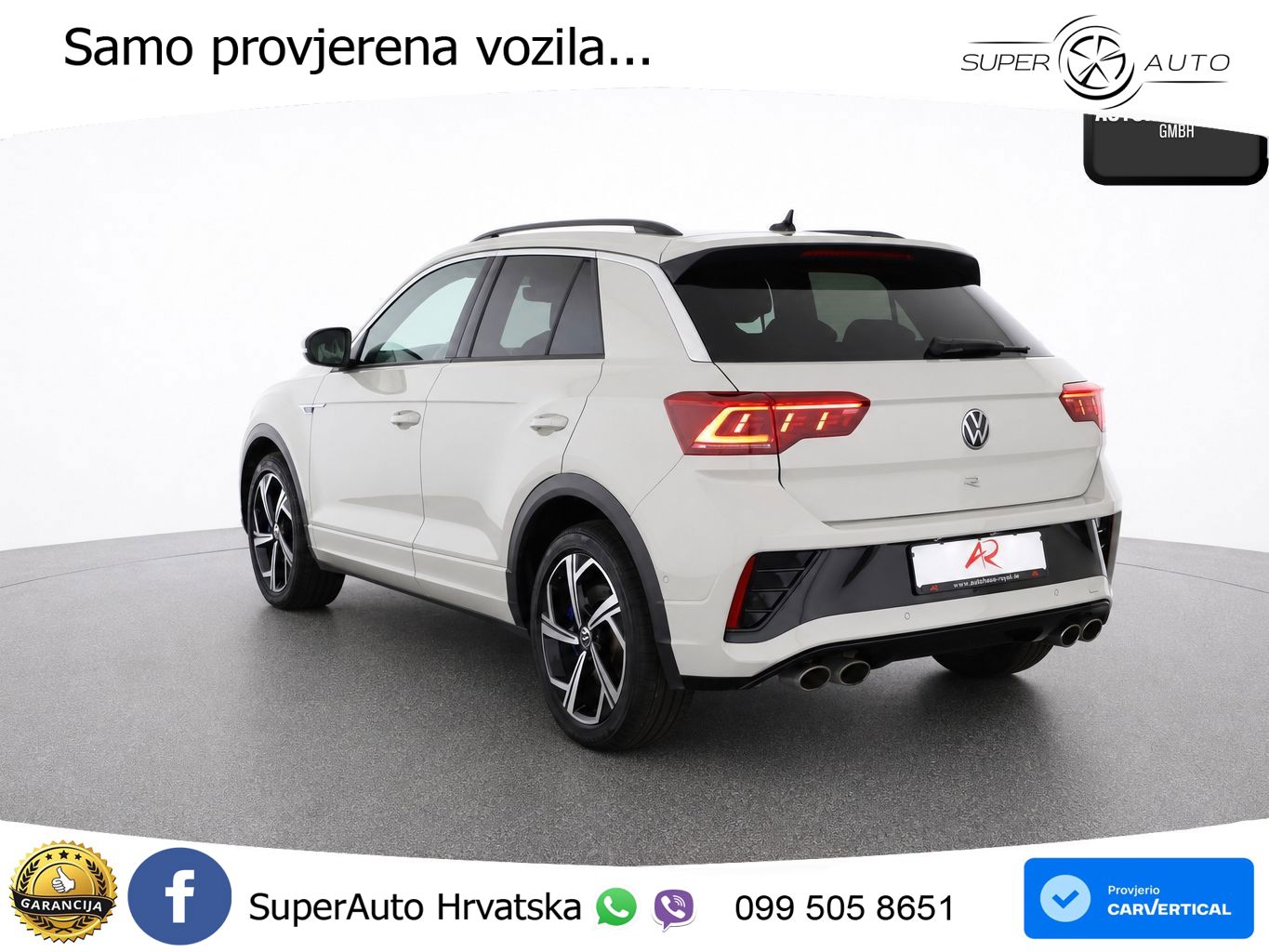 Volkswagen T-Roc R 2.0 TSI (300 KS) OPF 4M DSG MATRIX+GR SJED+KAM