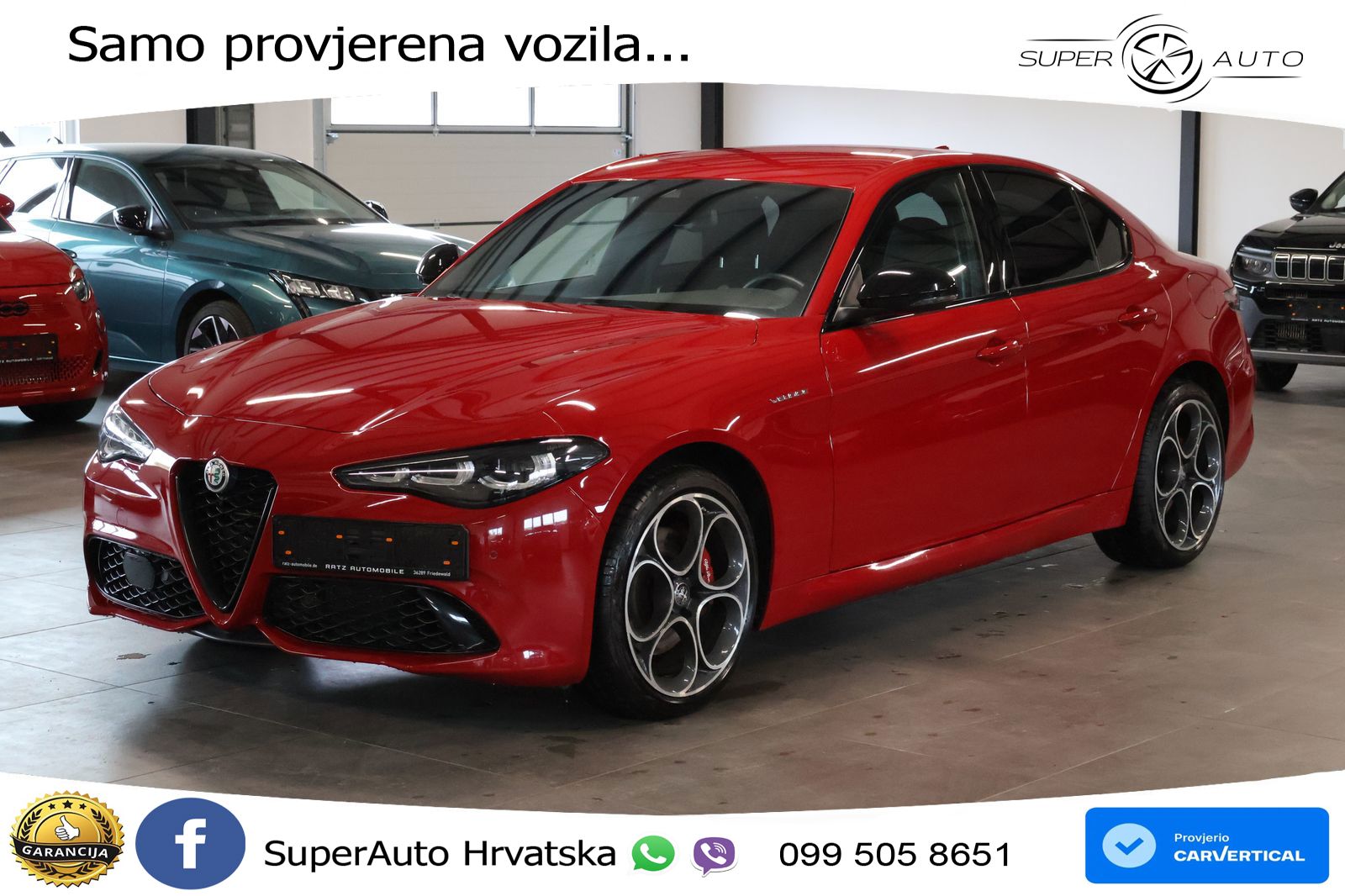 Alfa Romeo Giulia 2.0 Turbo (280 KS) Q4 Automatic MATRIX+GR SJED+KAM