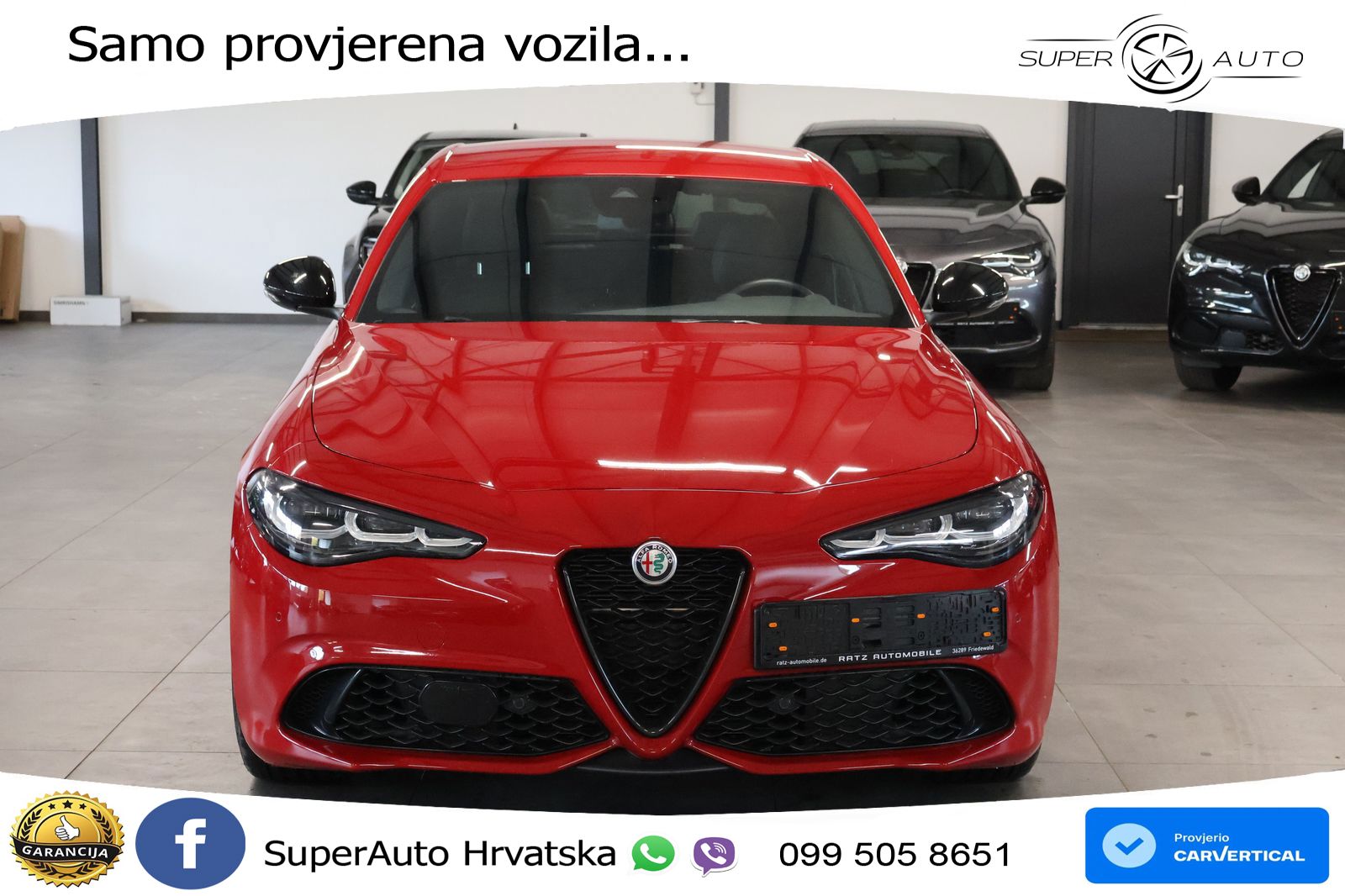 Alfa Romeo Giulia 2.0 Turbo (280 KS) Q4 Automatic MATRIX+GR SJED+KAM