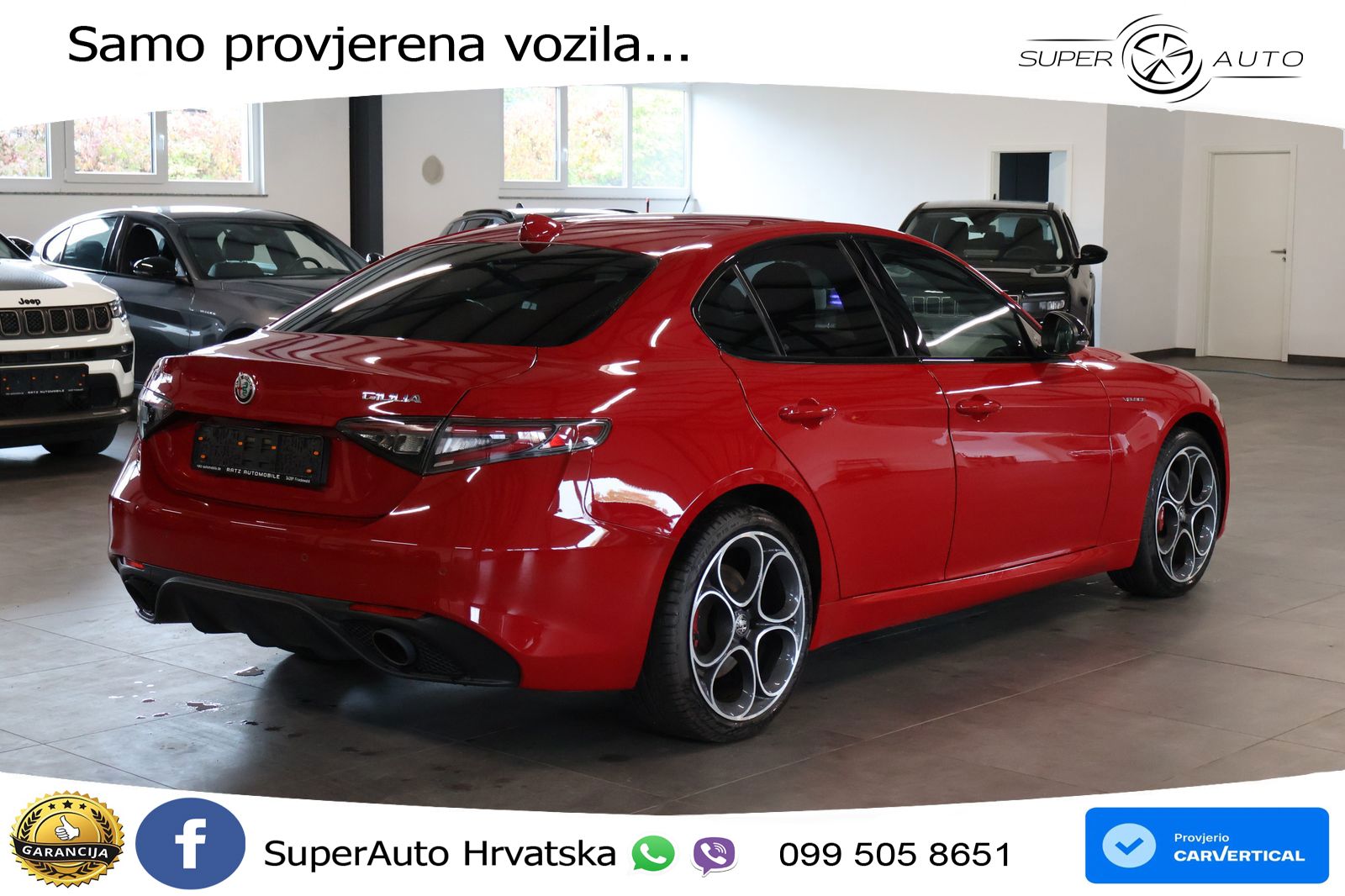 Alfa Romeo Giulia 2.0 Turbo (280 KS) Q4 Automatic MATRIX+GR SJED+KAM