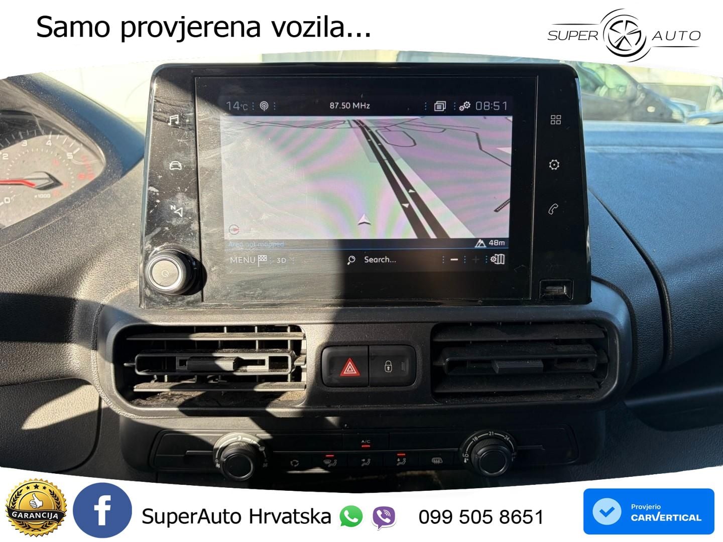 Peugeot Partner 1.5 HDi / € 5.990 netto / Navi / Klima / 102 KS