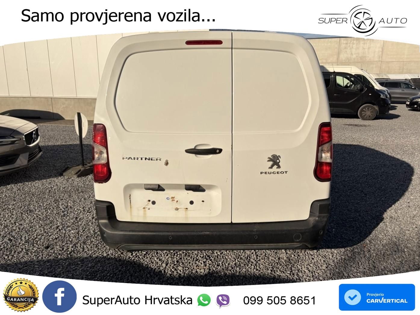 Peugeot Partner 1.5 HDi / € 5.990 netto / Navi / Klima / 102 KS